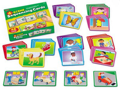 Show and Tell 4枚セット 4-Scene Sequencing Cards at Lakeshore Learning