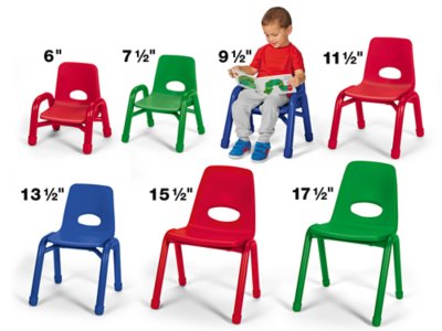 Touch of Color Stacking Chairs at Lakeshore Learning