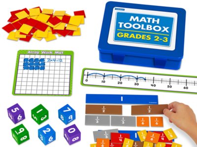 Math Manipulative Toolbox - Gr. 2‑3 at Lakeshore Learning