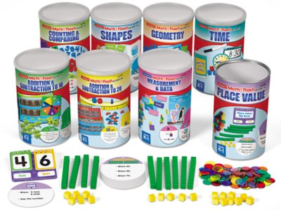 Math in a Flash! Discovery Cans - K-Gr. 1 - Complete Set at Lakeshore ...