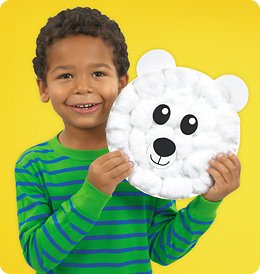 Polar Bear Plate Craft | Lakeshore® Learning Materials