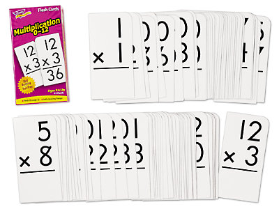 Flash Cards Multiplication 55 Cards Teachers Resources for Student Learning 