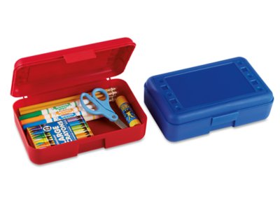 plastic pencil container