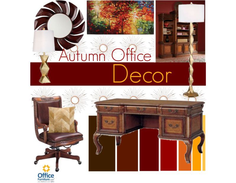 Warm Up with Autumn Office Décor