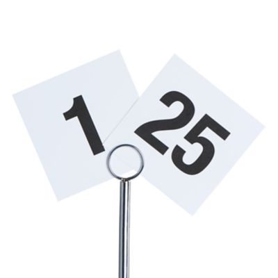 Check out the Printed Table Numbers 1 - 25 for rent
