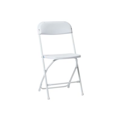 Check out the White Plastic Folding Chair for rent