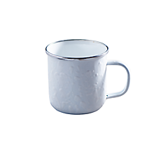 Check out the Tinware Mug White for rent