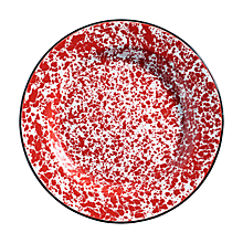 Check out the Tinware Dinner Plate 10.5" Red and White (Limited Quantities Available) for rent