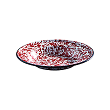 Check out the Tinware Salad and Cake Plate 8" Red and White (Limited Quantities Available) for rent