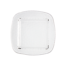 Check out the Glass Pebble Plate Square 9.75" for rent