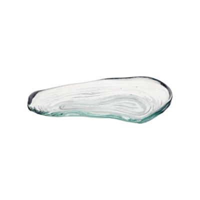 Check out the Glass Ocean Oyster Plate 8" x 5" for rent