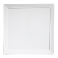Check out the Elite White Square Charger 12" for rent