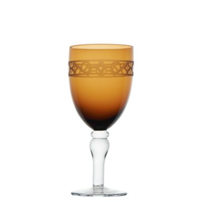 Check out the Cypress Amber Goblet 15.5 oz. for rent
