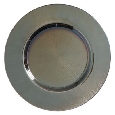 Check out the Mink Burst Glass Charger 13.25" for rent