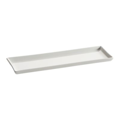 Check out the Mini Ceramic Rectangular Plate 10.25" x 3.375" for rent