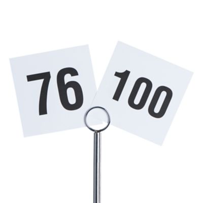 Check out the Printed Table Numbers 76 - 100 for rent