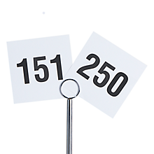 Check out the Printed Table Numbers 151-250 for rent