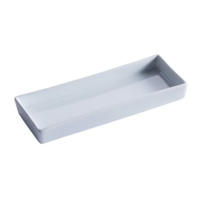 Check out the Tasting Ceramic Rectangular Plate 7.5" x 2.75" for rent