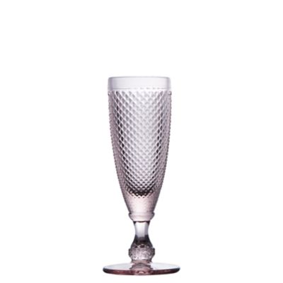 Check out the Regency Pink Tinted Flute Glass 4 oz. for rent