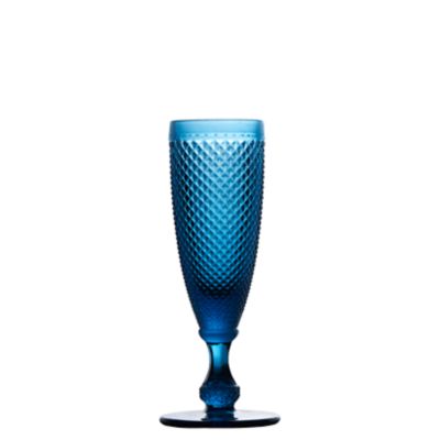 Check out the Regency Sapphire Tinted Flute Glass 4 oz. for rent