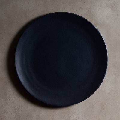 Matte Black Plates - Wedding Rentals NC