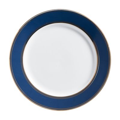 Check out the State Plate Gold Border 11.25" Navy for rent