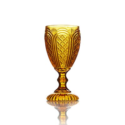 Check out the Essex Amber Tinted Goblet 11 oz. for rent