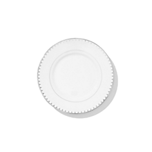 Check out the Scallop Rim Platinum Lunch Plate 9" for rent