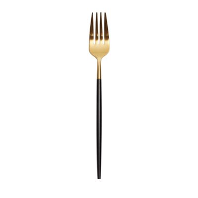 Check out the Ellis Gold and Black Dinner Fork for rent