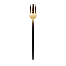 Check out the Ellis Gold and Black Dinner Fork for rent