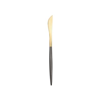 Check out the Ellis Gold and Black Salad Knife for rent