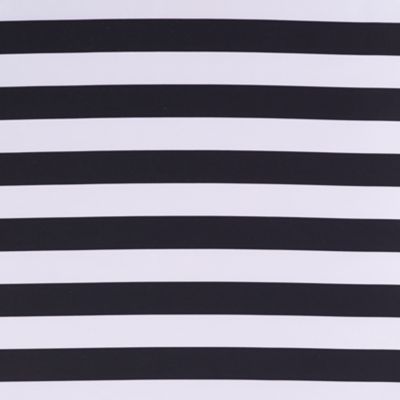 Check out the Canopy Stripe Black & White 2" Print Dinner Napkin for rent