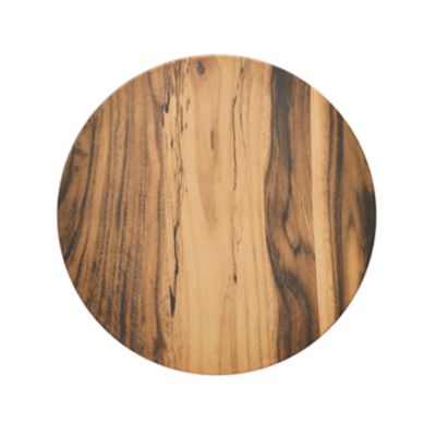 Check out the Faux Sequoia Wood Melamine Platter Round  21" for rent