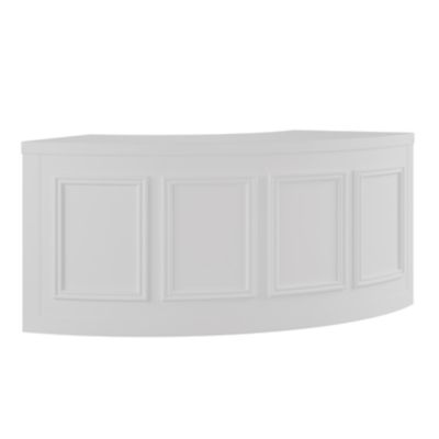Check out the Tudor Bar 1/4 Round White for rent