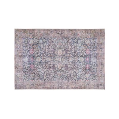 Check out the Antique Keshan Midnight Rug 7.60' L x 5' W for rent