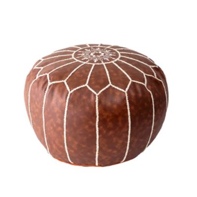 Check out the Median Upholstered Pouf Ottoman for rent