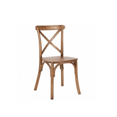 Check out the Resin Cross Back Children's Chair Chestnut for rent