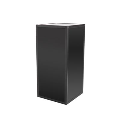 Check out the Pedestal Table Lucite Black for rent