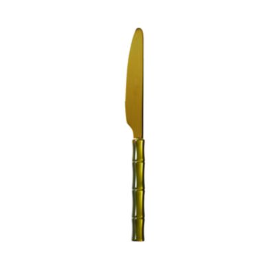 Check out the Bamboo Olive Green Dinner Knife for rent