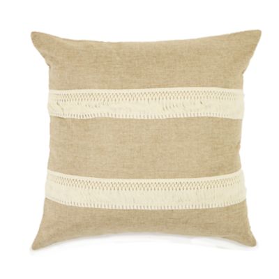 Check out the Bailey Pillow Double Stripe 18" x 18" for rent