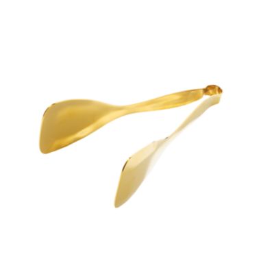 Check out the Stainless Gold Serving Spatula Tong 9" for rent