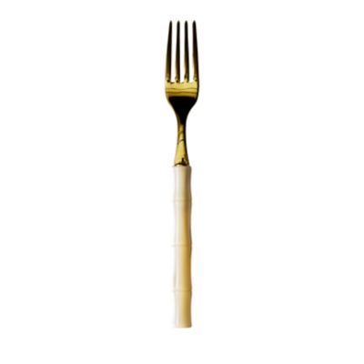 Check out the Bamboo Champagne Gold Dinner Fork for rent