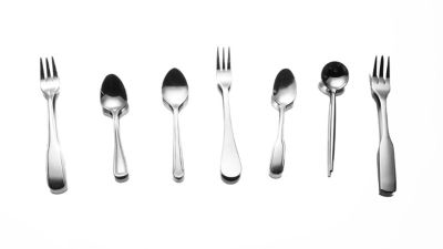 Black & Matte Gold Flatware/Rental Price Per Piece — Luxe Event Decor