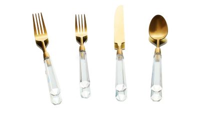 Black Matte Flatware - Stuart Event Rentals