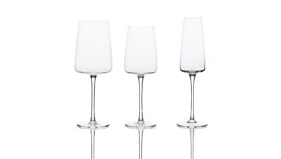 Shake Stir crystal water glass - The Dinner Party