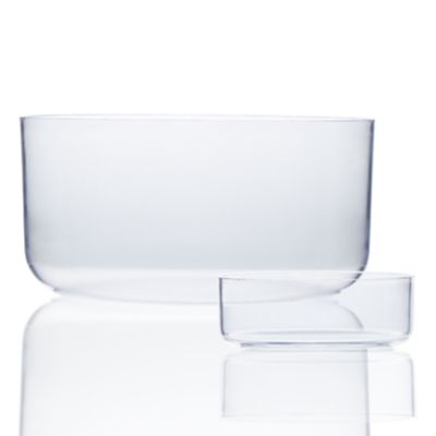 Check out the Lucite Straight Sided Bowl for rent