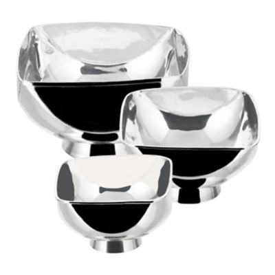 Check out the Silver Square Bowl for rent