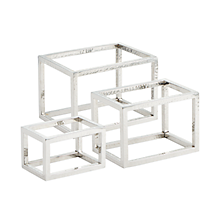 Check out the Stainless Hammered Frame Riser for rent