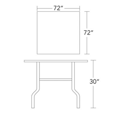 Check out the Square Table for rent