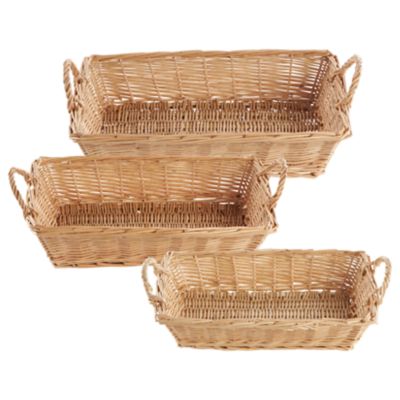 Check out the Straw Rectangular Basket Tray for rent